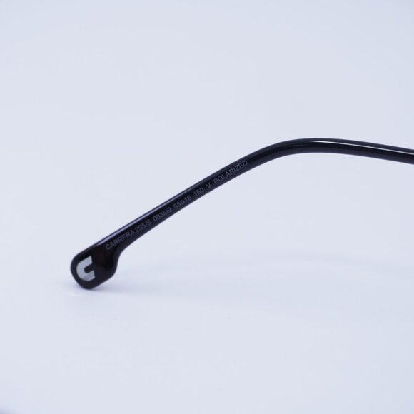 CARRERA 295/S 0003 M9 Sunglasses Matte Black Aviator Frame,Grey Polarized Lenses - Picture 6 of 10